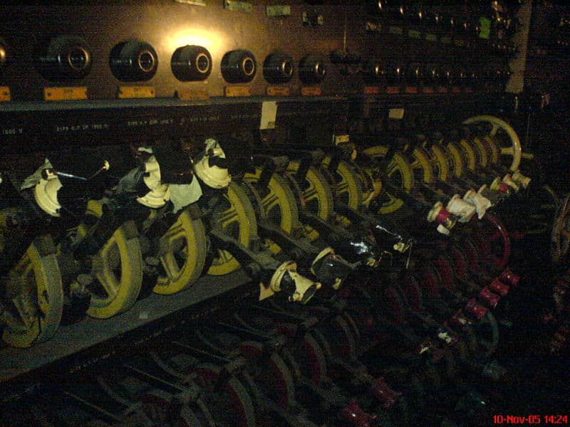 Handles of Old Resistance Dimmers