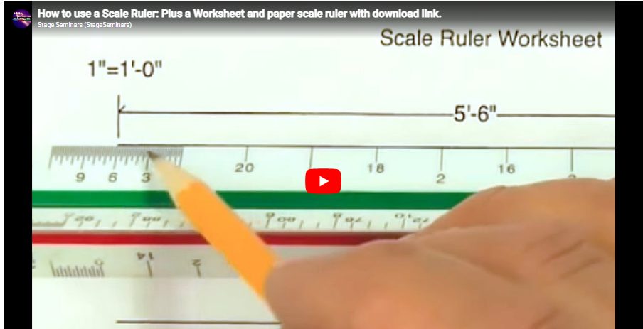 Scott C. Parker shows how to use a scale ruler