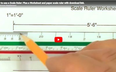 Answer Sheet for Scale Ruler Worksheet